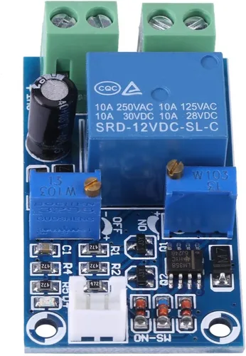 Vista 5 de GOTOTOP Placa de bajo voltaje, batería de 12 V, corte de bajo voltaje, interruptor automático, módulo de recuperación con un indicador LED