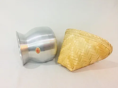 Vista 2 de Sticky Rice Steamer Bote y cesta