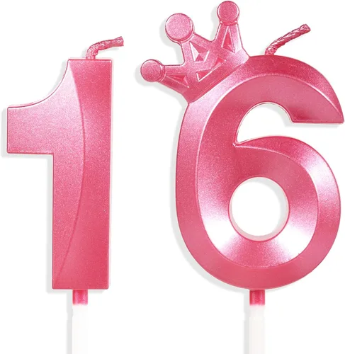 Vista 57 de Velas de cumpleaños número 10 para pastel, velas de oro rosa número 10 con corona, diseño 3D, decoración de pastel de cumpleaños para niñas