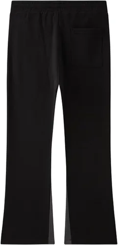 Vista 36 de Pantalones deportivos de gamuza sintética para mujer, pantalones de baile acampanados para hombre