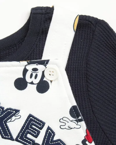 Vista 3 de Disney Conjunto de pijama de Mickey Mouse para bebé 2 piezas y camisa de manga larga