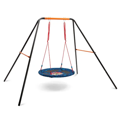 Vista 10 de Delta Children Paw Patrol - Columpio de platillo de 40 pulgadas para niños, se fija a juegos de columpios o árboles, incluye todos los accesorios