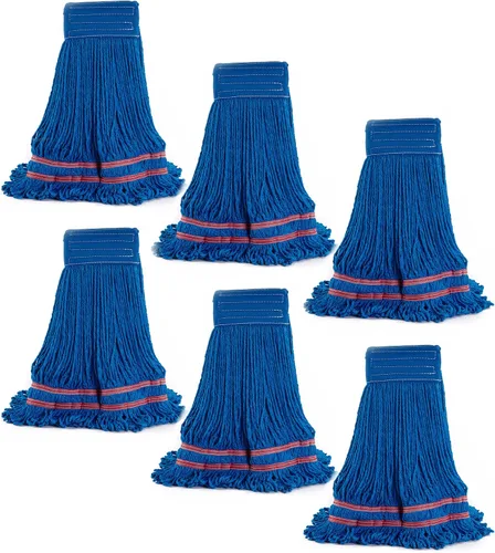 Vista 14 de Matthew - Trapeador de microfibra de limpieza resistente, repuesto de cabezal de trapeador húmedo, excelente absorción, capacidad de lavado premium
