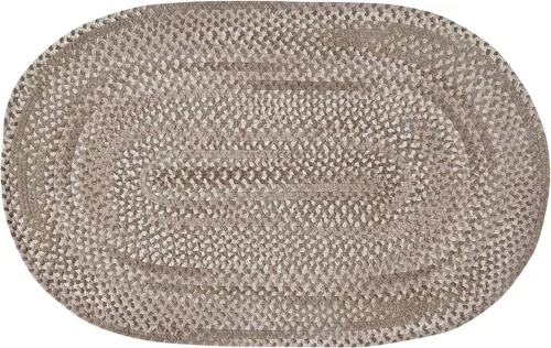 Vista 65 de Better Trends Alfombra trenzada degradada, ovalada, reversible y duradera, 100% algodón suave, ideal para cocina, sala de estar, dormitorio, tapete
