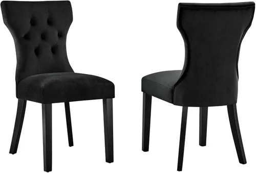 Vista 8 de Modway Silueta - Silla de comedor, color coñac