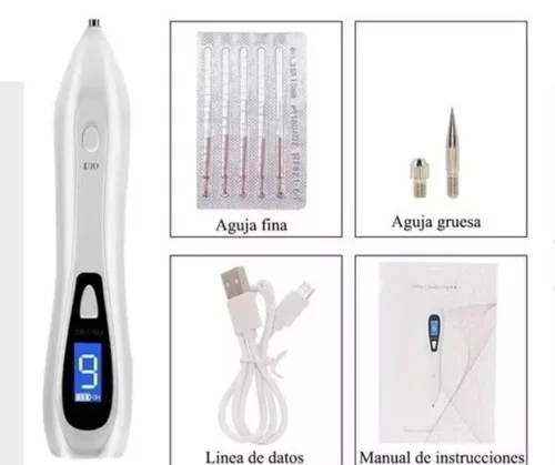 Vista 4 de Pluma Quita Verrugas Pecas Manchas Recargable.