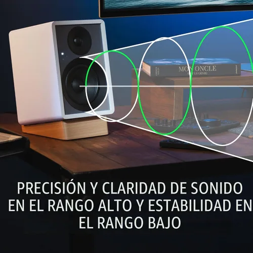 Vista 8 de Onkyo Creator Series GX-30ARC Altavoces Amplificados, Negro - Woofer de 4", USB/C, Línea/Phono, Puertos Ópticos y Conectividad de Audio Bluetooth 5.3