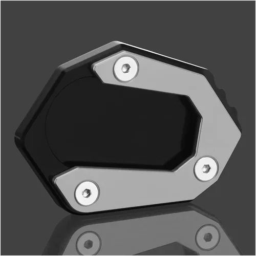 Vista 8 de Para BMW F750GS F850GS 2018-2023 F850GS Adventure 2019-2022 Motocycle CNC Aluminio Kickstand Side Stand Ampliación Pad F750 850 GS F850 GSA Negro
