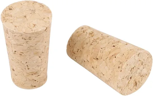 Vista 2 de Tapones de corcho, corchos de madera cónicos, corchos de madera para botellas de cerveza, corchos de repuesto para vino de cerveza, diámetro