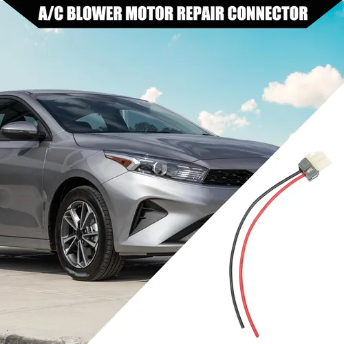 Vista 2 de Conector de Enchufe de Motor Soplador Arnés de Cables 8" Kit Coleta con Conectores Termorretráctiles para Kia Forte 2013-2018/8 Pulgadas Kit