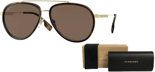 Vista 3 de BURBERRY Oliver BE3125 Pilot Sunglasses for Men + BUNDLE With Designer iWear Eyewear Kit