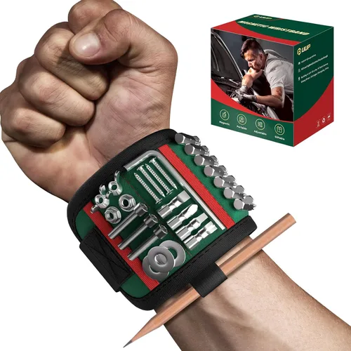 Vista 7 de UUP - Pulsera magnética con cinturón de herramientas de luz LED, regalos para hombres mecánicos