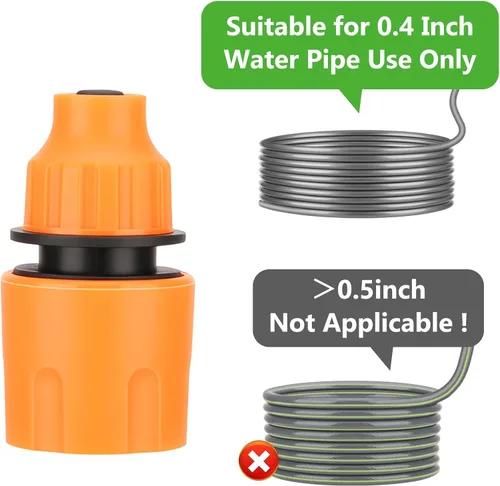Vista 5 de Conector de grifo para uso de lavadora a presión portátil inalámbrica, grifo que proporciona agua para limpieza de piso, pared y valla de coche