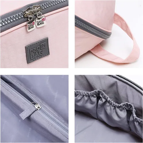 Vista 4 de iN. Organizador de embalaje grande sujetador ropa interior bolsa de almacenamiento de ropa interior viaje bolsa organizador portátil gris