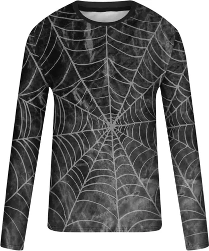 Vista 5 de Sudaderas de manga larga para hombres Impresión gráfica 3D Jersey Ropa Cuello redondo Camisetas básicas Túnica Tops