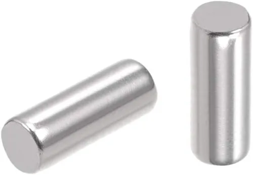 Vista 12 de uxcell 100 clavijas de acero inoxidable 304 de 0.059 in x 0.236 in, estantes de soporte, color plateado