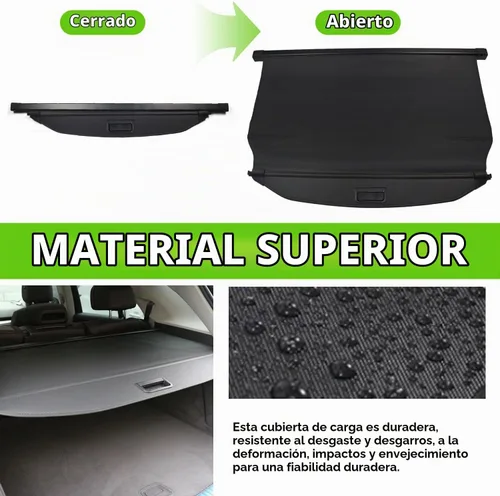 Vista 3 de Cubierta de Carga para Hyundai Tucson 2022 2023 2024 2025 Accesorios Cubierta del Maletero Trasero Cubierta de Seguridad del Maletero Trasero Sombra