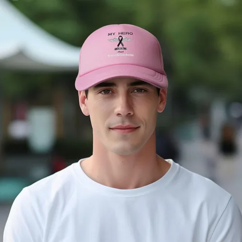 Vista 6 de Gorra de béisbol de malla ajustable para papá, unisex