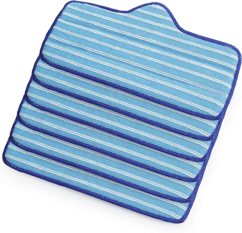 Vista 2 de 6 paquetes de almohadillas de microfibra de alta calidad, compatibles con limpiador a vapor Dupray Neat, duraderas, reutilizables y lavables a