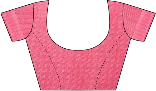Vista 5 de Mithila Root Vestidos étnicos indios de lino con estampado floral digital para mujer, Sari con blusa