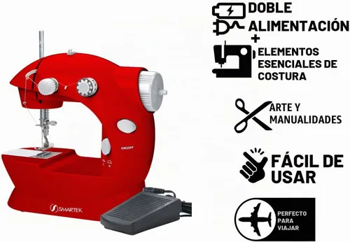 Vista 4 de Mini máquina de coser RED