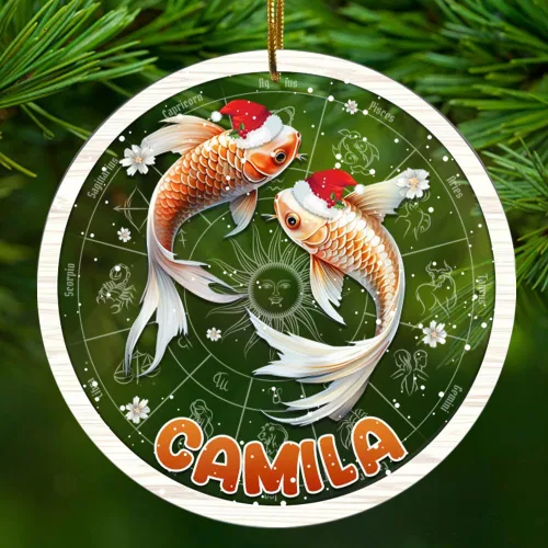 Vista 13 de Adorno personalizado de constelación de acuario, regalos para mujeres y hombres, acrílico con nombre personalizado, regalo del zodiaco para él