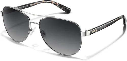 Vista 65 de CARFIA Gafas de sol polarizadas para mujer, protección UV, brazos de acetato, marco de metal, sombras para mujer, CA3216