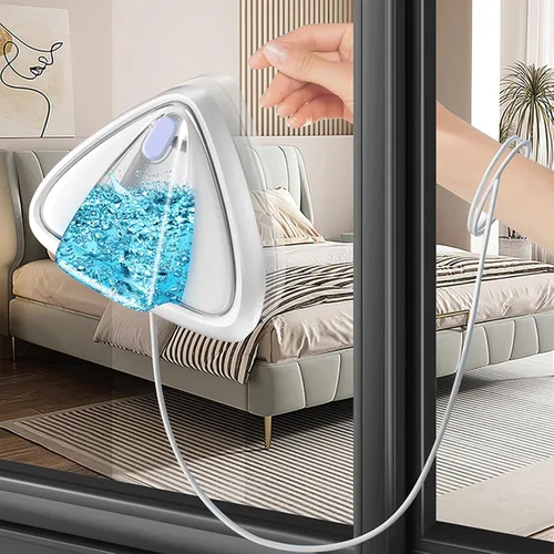 Vista 7 de Cepillo magnético para limpiaparabrisas, limpiador de ventanas de doble cara lleno de agua, cepillo magnético de limpieza de vidrio para ventana