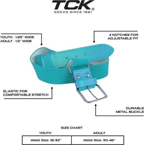 Vista 2 de TCK Softball Baseball Belt Youth and Adult Sizes