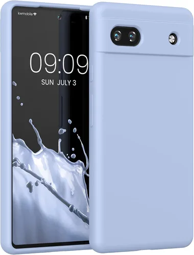 Vista 18 de kwmobile Funda Compatible con Google Pixel 6 Pro - Funda de Teléfono de Silicona TPU con Acabado Suave - Azul Caribe
