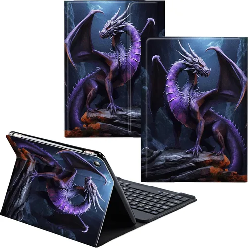 Vista 83 de Para Samsung Galaxy Tab S6 Lite Funda 2022/2020 Teclado Inalámbrico Desmontable Y Cubierta De Soporte De Cuero PU Funda Protectora Para Samsung