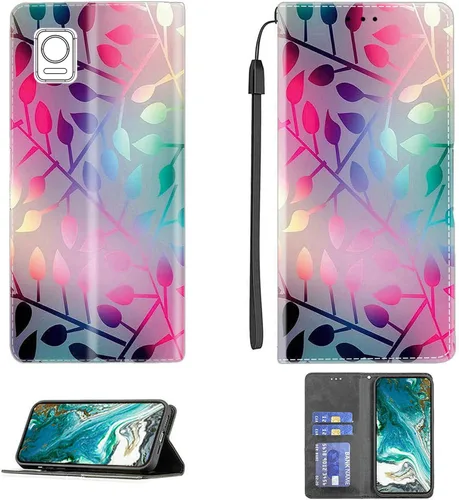 Vista 127 de Aroepurt Funda para UMIDIGI G1 Plus compatible con UMIDIGI G1 Plus Funda para teléfono Funda de piel sintética con función atril magnética CPT15