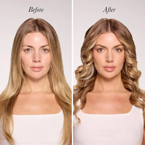 Vista 9 de L'ANGE HAIR Le Duo Estilizador Estándar de Flujo de Aire 360° Varita Rizadora 2 en 1 y Plancha Plana de Titanio Alisadora de Cabello Rizador