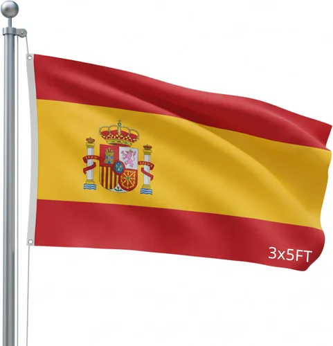 Vista 38 de Bandera para exteriores de SSK de poliéster resistente al clima por ambos lados. Tamaño grande: 3 pies por 5 pies, camuflaje (Army Star (Camo))