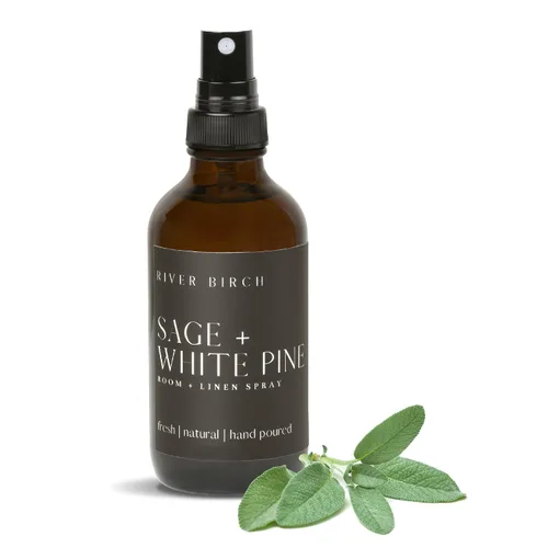 Vista 27 de River Birch Perfume de Lino y Ambiente con Aroma Navideño Fragancia para el Hogar Botella de Vidrio Ámbar de 4 oz Aroma Exclusivo de Lujo