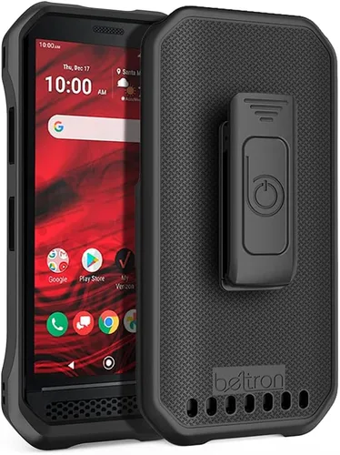 Vista 8 de BELTRON DuraForce Ultra 5G UW - Funda con clip, resistente con clip giratorio para cinturón para Kyocera DuraForce Ultra 5G E7110 (Verizon). Negro