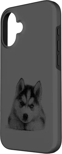 Vista 2 de Chic Husky Puppy for Dog Mom and Paw Parents Case for iPhone 16