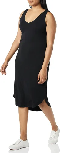 Vista 3 de Marca Tienda Daily Ritual Vestido Midi sin mangas con cuello en V para mujer
