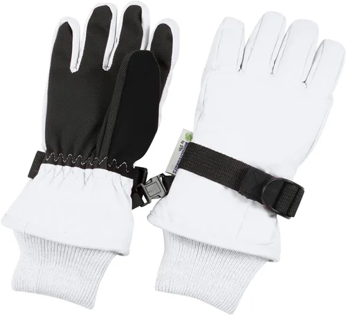 Vista 23 de Waterproof Kids Ski Snow Gloves, 100G 3M Thinsulate Warm Winter Boys Girls Negro