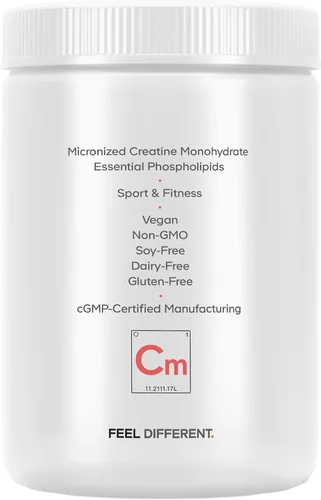 Vista 9 de Codeage Suplemento de Creatina Liposomal en Polvo - Suministro de 3 Meses - 5000mg Monohidrato de Creatina Pre Entrenamiento y Post Entrenamientos