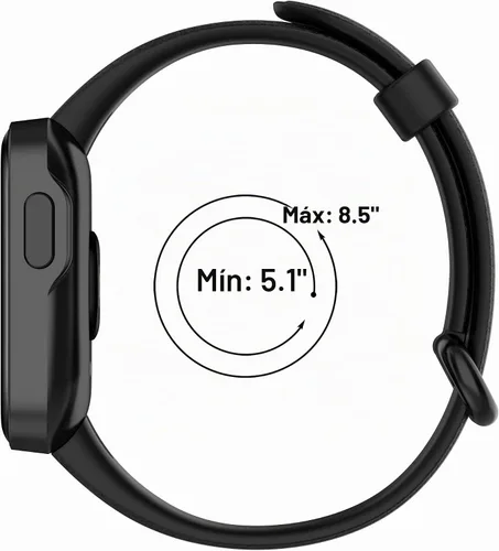 Vista 7 de Replacement Smartwatch Bands Compatible with Xiaomi Mi Watch Lite/MiWatch Lite2, Soft Silicone Bands Adjustable Wristband Strap for Redmi Watc-2