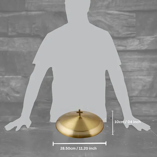 Vista 4 de Communion Ware - Bandeja de comunión Bandejas apilables sagradas para iglesias Suministros para comuniones Bandeja portátil para comuniones