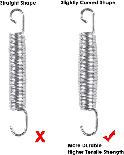 Vista 2 de AW 5.5-8.25inch Trampoline Springs Heavy Duty Galvanized Steel Replacement Springs Trampoline Accessories Trampoline Parts Various