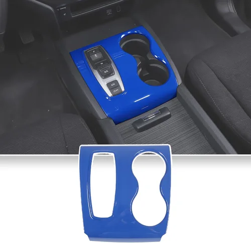 Vista 15 de Cubierta del panel de cambio para Honda Pilot 2016-2022 Ridgeline 2020-2023 Passport 2019-2023, protector antiarañazos para el marco del portavasos