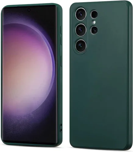 Vista 18 de UEEBAI Funda para Samsung Galaxy S9, funda delgada de silicona líquida a prueba de golpes, protección de cuerpo completo, con microfibra