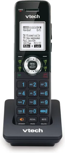 Vista 5 de VTech Accesorio de auricular para VTech AM18447 Small Business System, negro (paquete de 4)