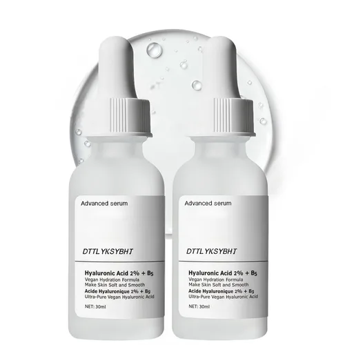 Vista 8 de Suero facial con 2% de ácido hialurónico + vitamina B5, suero hidratante sin fragancia para pieles sensibles, cuidado diario antienvejecimiento