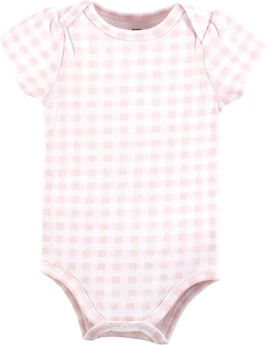 Vista 73 de Hudson Baby baby-girls Cotton Bodysuits 3-pack