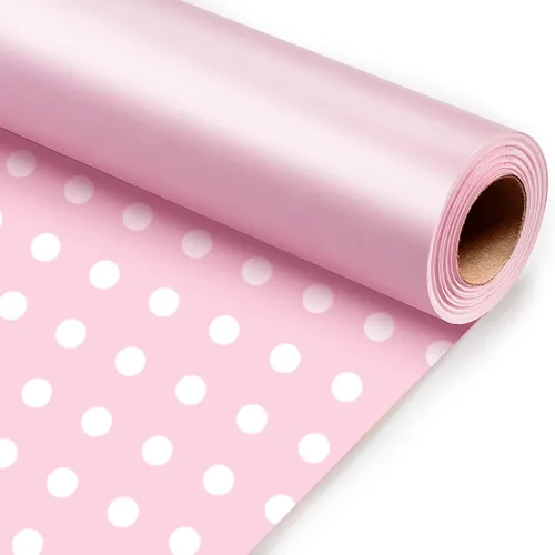 Vista 16 de Garbendy Rollo de Papel de Regalo - Papel de Color Sólido con Brillo Perlado, Perfecto para Bodas, Día de San Valentín, Cumpleaños, Navidad, Baby