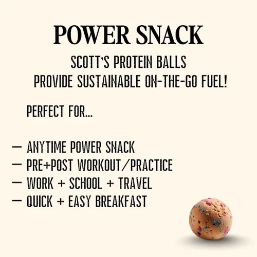 Vista 4 de Scott's Bolas de proteínas – Bocadillos a base de plantas con 0.28 oz de alto contenido proteico – Sin gluten, sin OMG, sin lácteos – Bocados